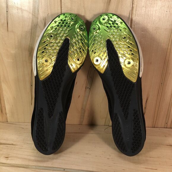 Adidas Adizero Ambition Athletic Black Green Track Spikes GY8401 Men's Size 12 - Picture 7 of 9